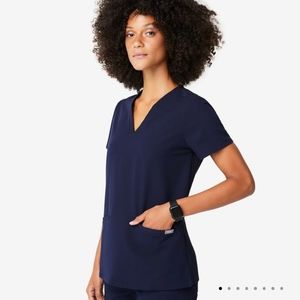 Figs casma small navy blue